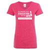 Women’s Glitter V-Neck T-Shirt Thumbnail